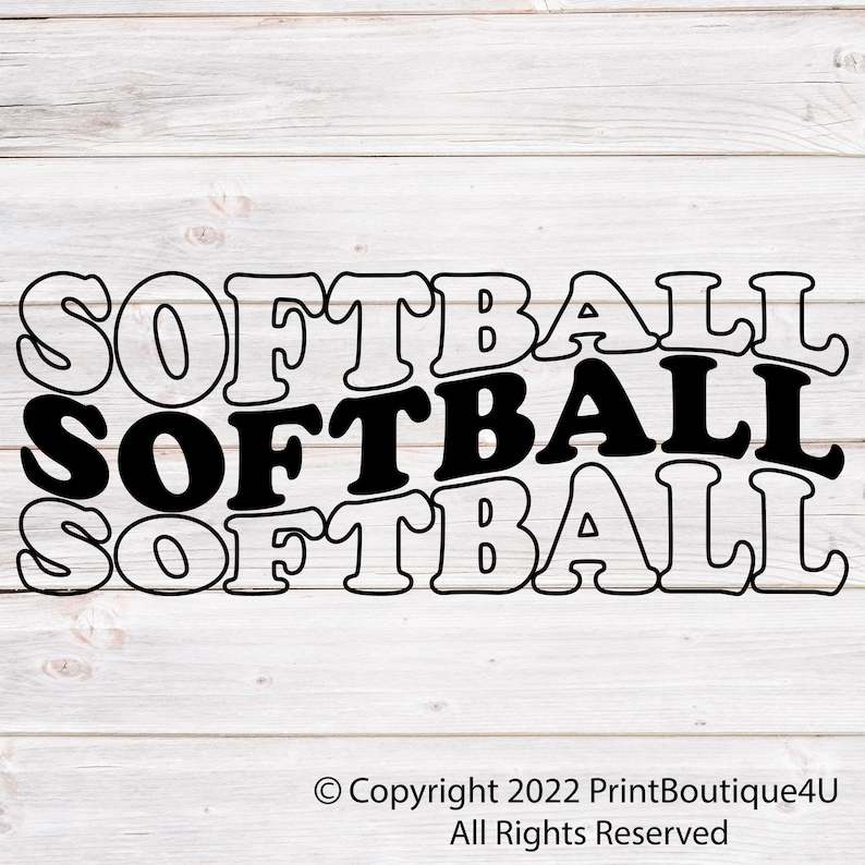 Softball SVG PNG PDF, Softball Heart Svg, Softball Shirt Cricut, Softball Mom, Softball Girl, Softball Womens Shirt, Svg Files For Cricut, Digital Download#5
