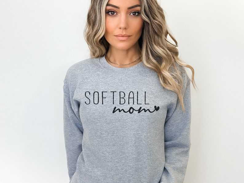 Softball Mom Love Sports Svg Png, Softball Shirt Svg, Game Day Vibes, Cut File For Cricut &amp; Silhouette#3