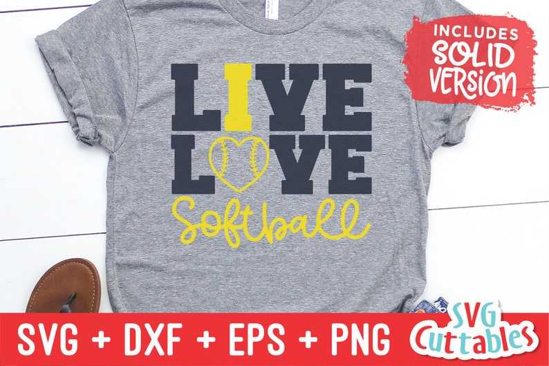 Live Love Softball Svg Creativity and Fun Digital Download 