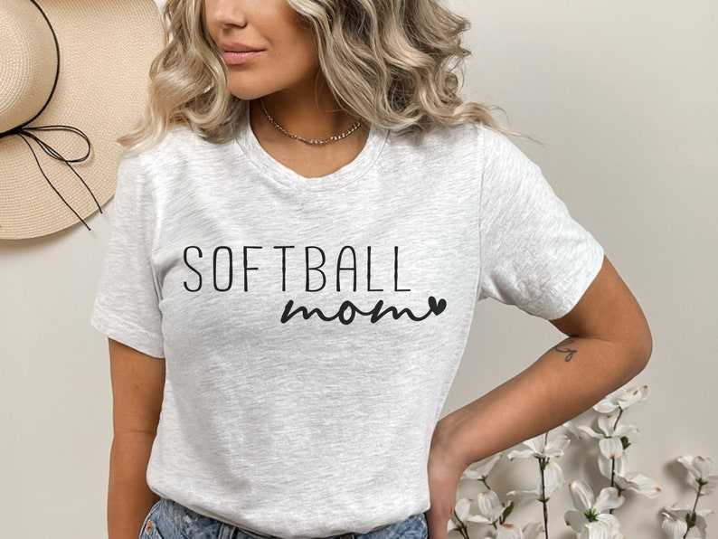 Softball Mom Love Sports Svg Png, Softball Shirt Svg, Game Day Vibes, Cut File For Cricut &amp; Silhouette#8