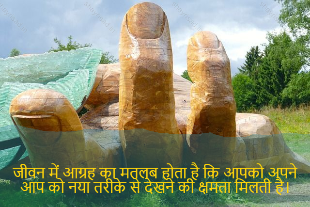 sad shayari on life-जीवन में आग्रह का मतलब होता है कि आपको अपने आप को नया तरीके से देखने की क्षमता मिलती है।-The urge in life means the ability to see yourself new.