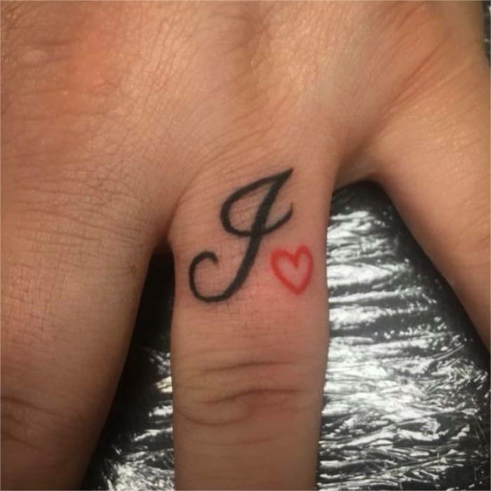 Ring Finger Tattoos,K Tattoo On Ring Finger