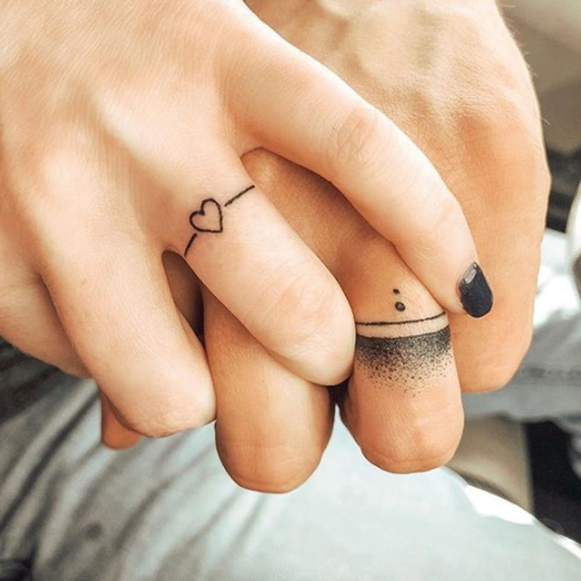 Ring Finger Tattoos,Heart Tattoo On Ring Finger
