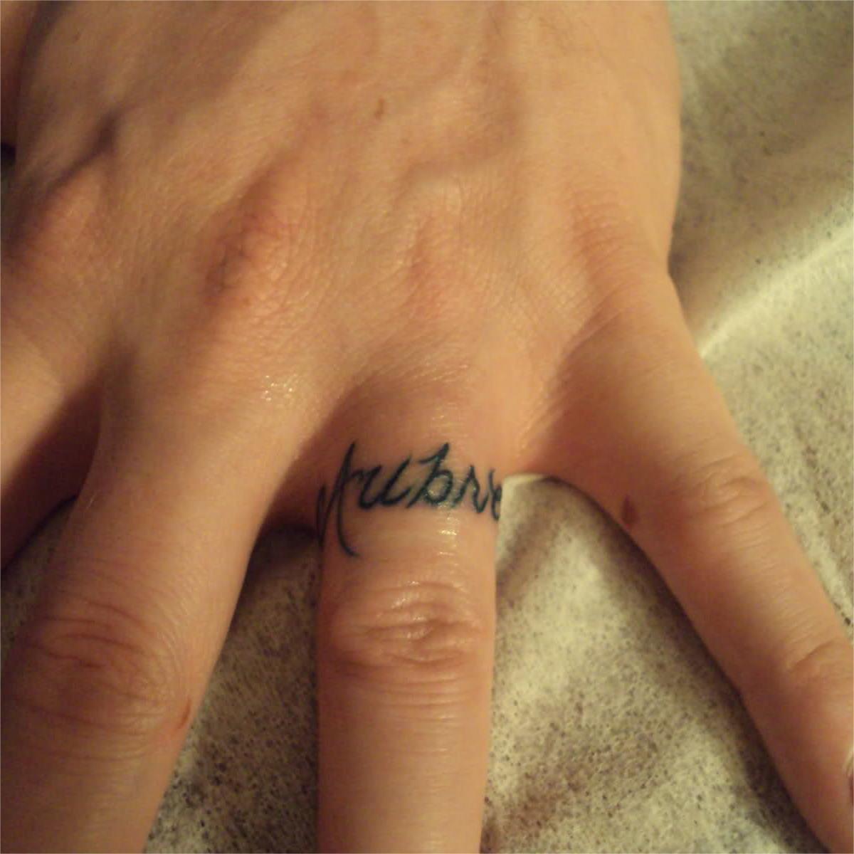 Ring Finger Tattoos,Name Tattoo On Ring Finger