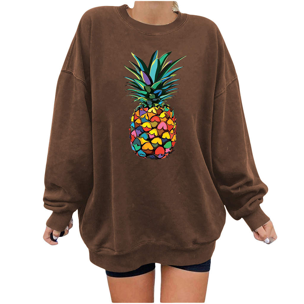 Pineapple hotsell oversized sweatshirt