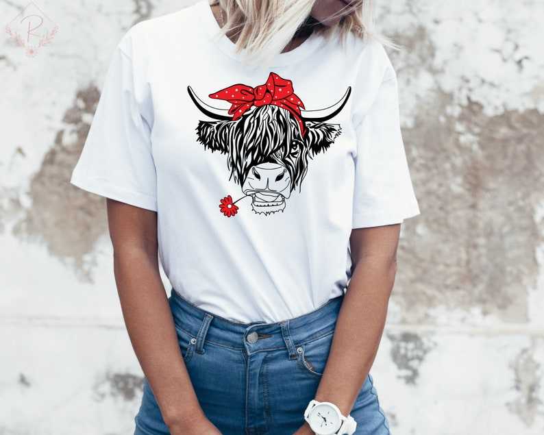 Highland Cow SVG Highland Heifer SVG#8