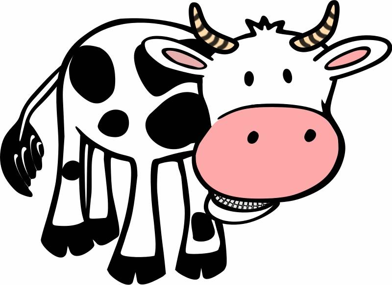 Vector Cute Cow SVG