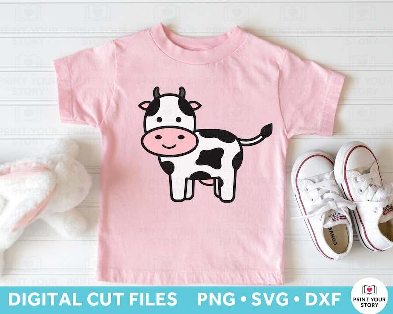 Cow SVG Cute Cartoon Cow 