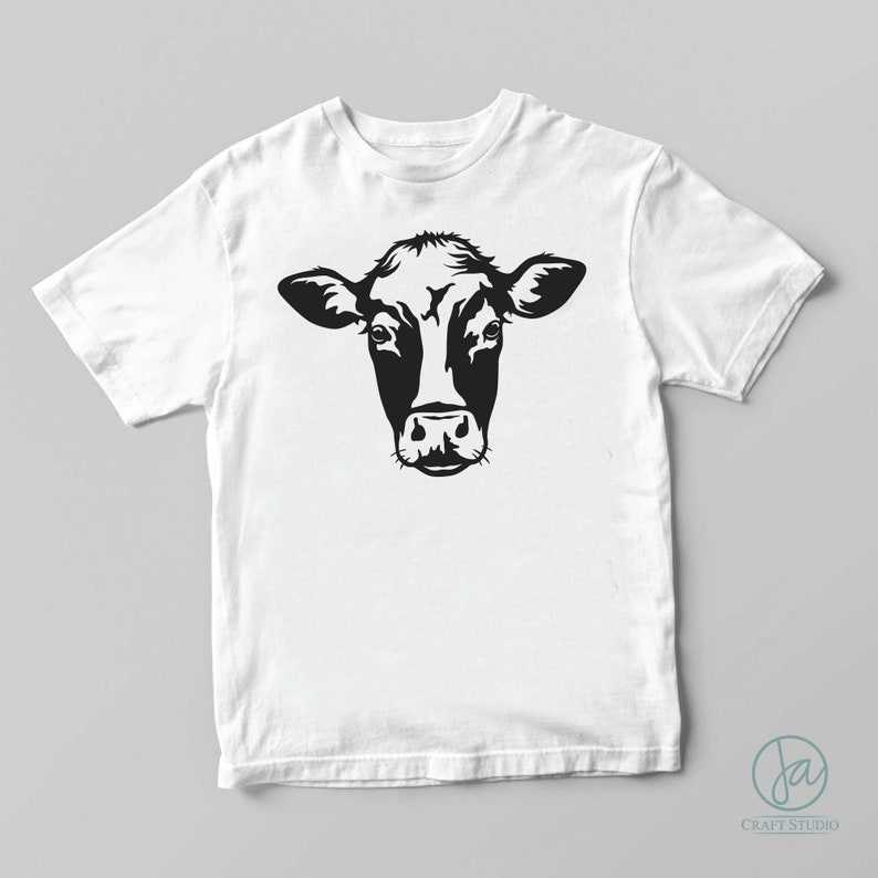 Cow Svg Cut File | Cow Head Svg | Cow Face Svg | Farm Svg 