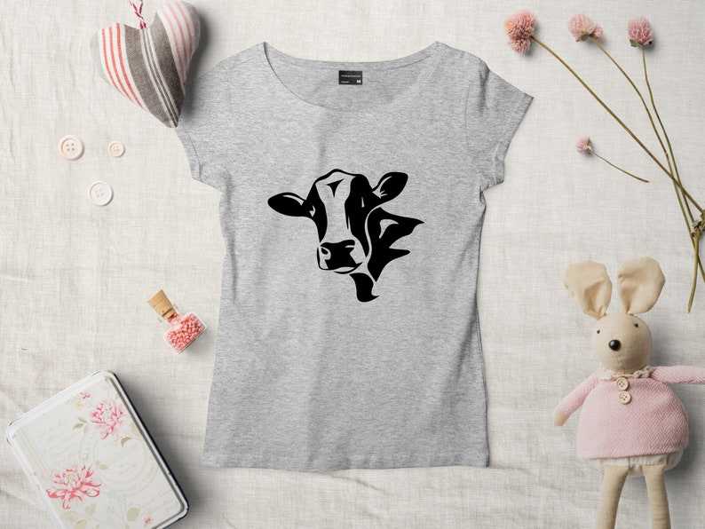 Cow SVG Bundle Cow Silhouette Funny Farm Animal Clipart, Cow Svg, Cow Face#6