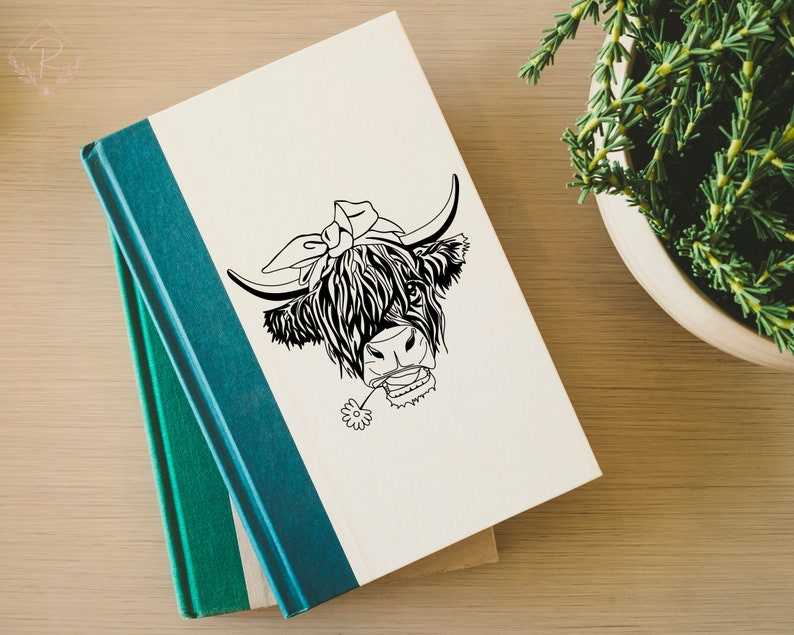 Highland Cow SVG Highland Heifer SVG#9
