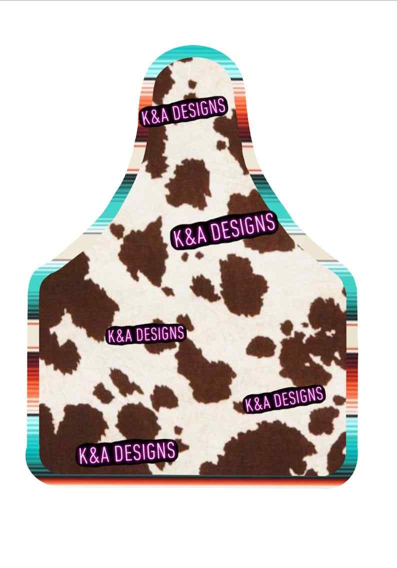 Cow Tag Shaped Sublimation Earrings – Pioneer Supplier & Creations