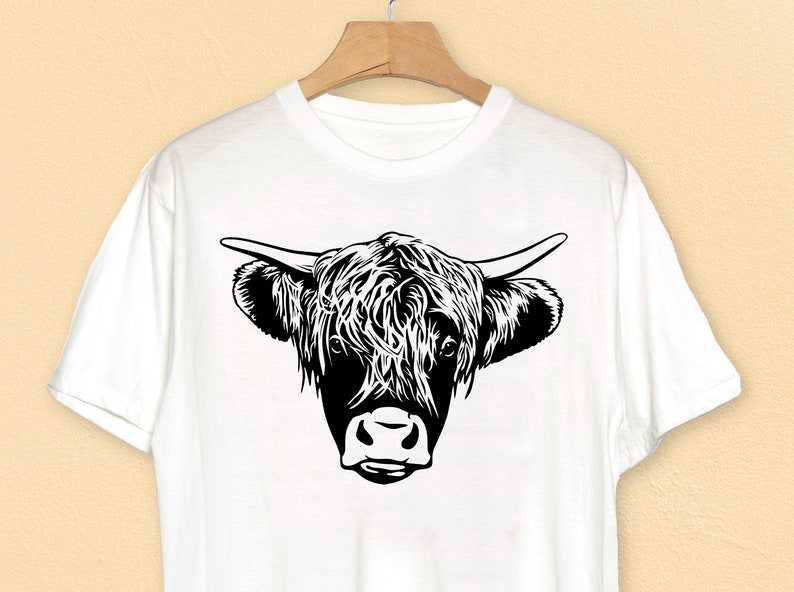 Highland Cow Svg Face Files For Silhouette 