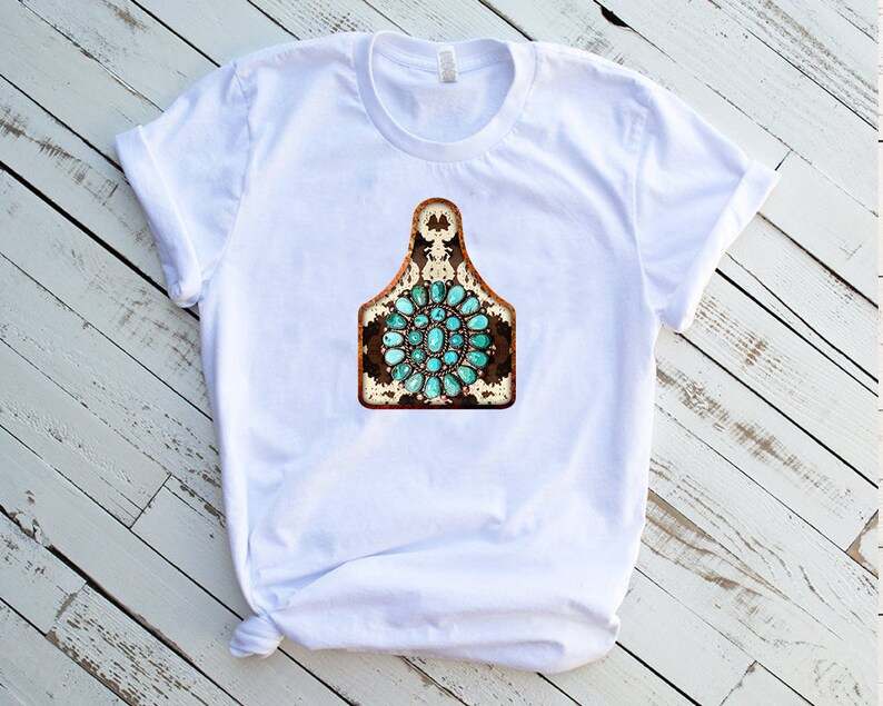 Cow Show Tag Png, Western Design, Cow Tag Serape, Sublimation Designs Downloads