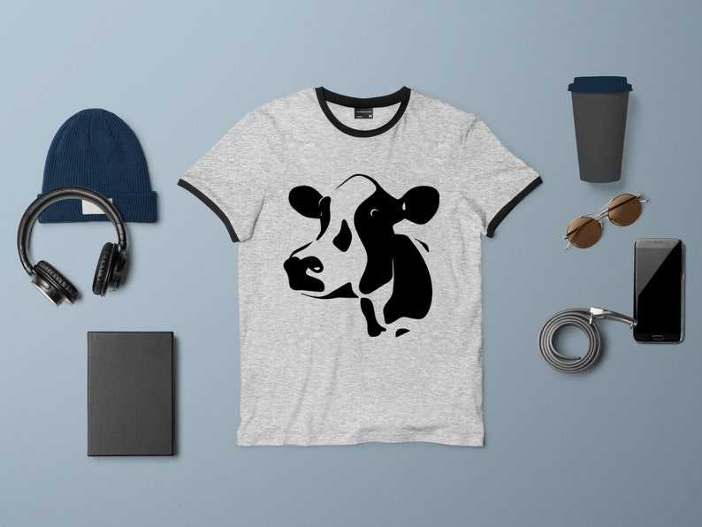 Cow SVG Bundle Cow Silhouette Funny Farm Animal Clipart, Cow Svg, Cow Face#3