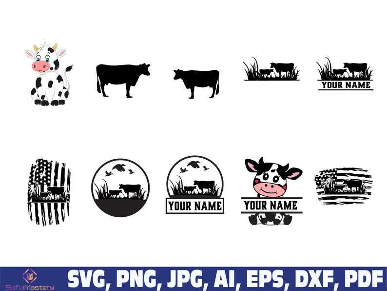 Cow Print Svg Png Baby Cow Svg#7