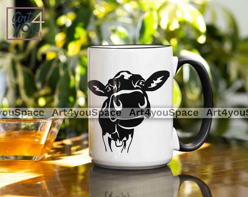 Face Head Laser Cut Vector Funny Farm Animal Clipart Download#4