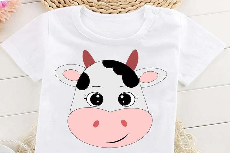 Cow Face Svg Cute Cow Svg