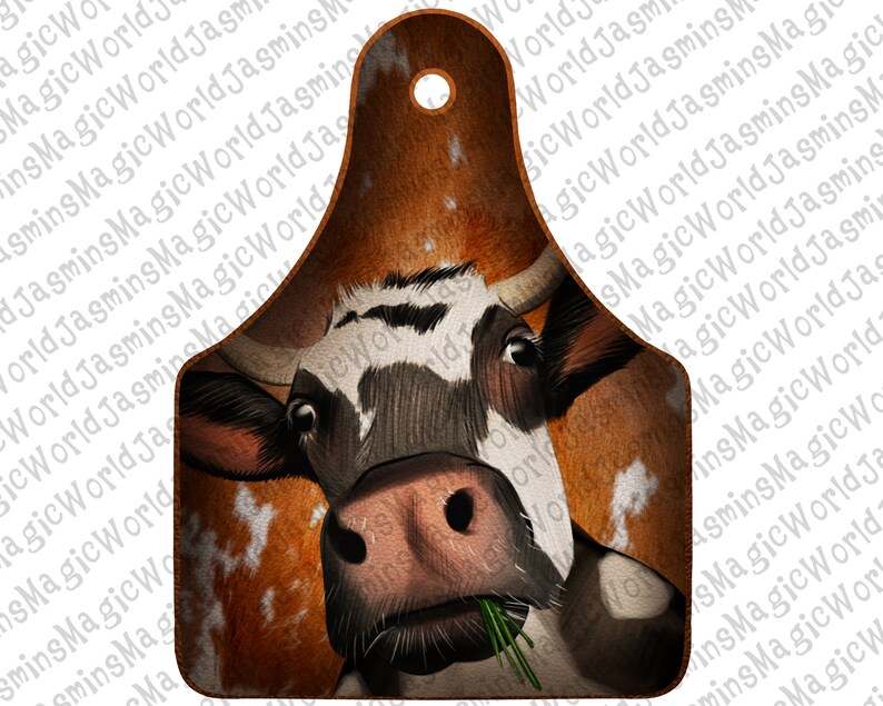 Cow Tag Png Cow Show Tag Png Farm Life Png,Cow Earrings#5