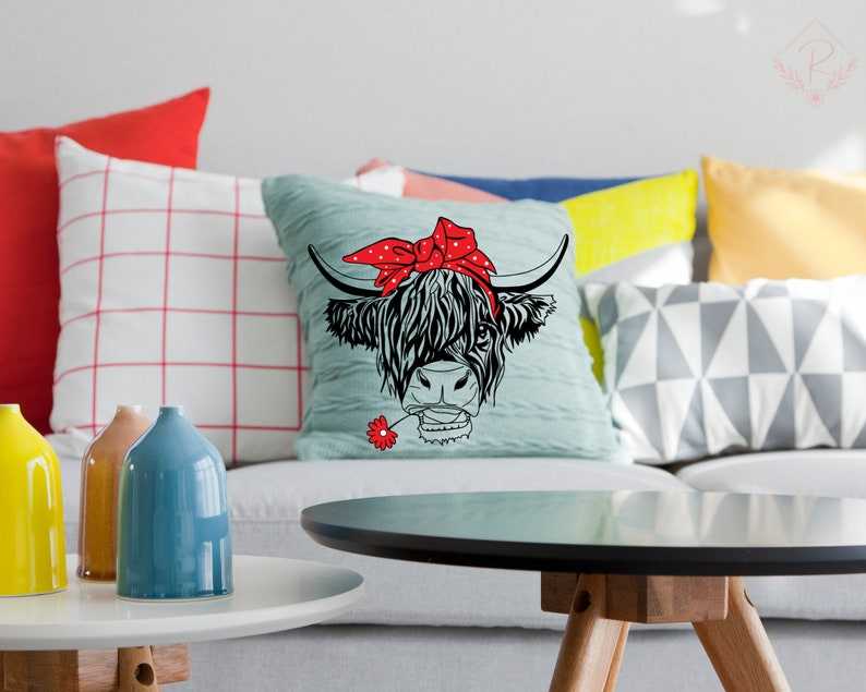 Highland Cow SVG Highland Heifer SVG#7