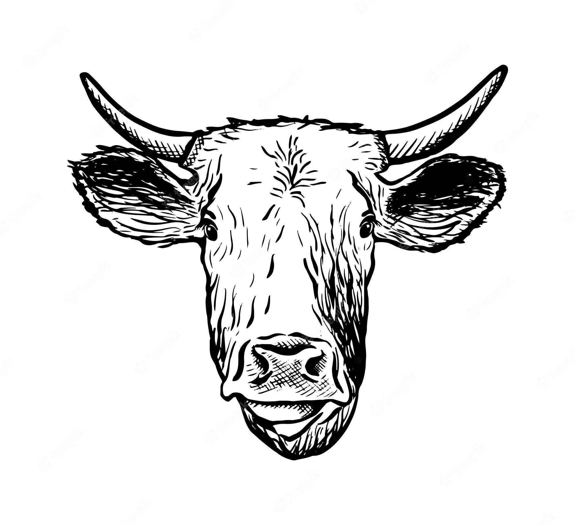 Free Farm Cow Head Svg 