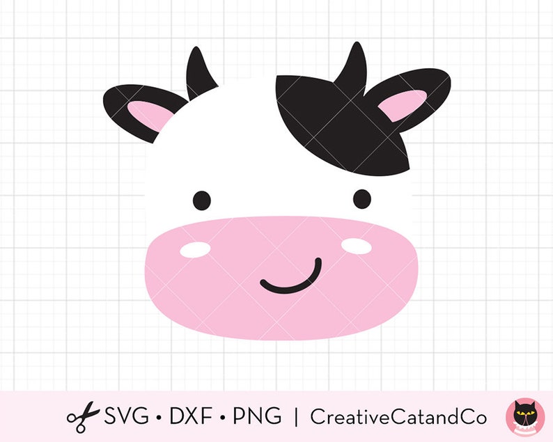 Cow Svg Baby Cow Face Svg