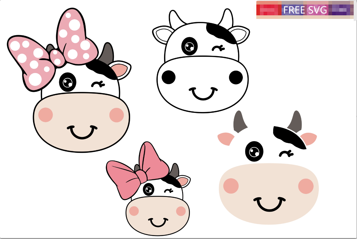 Cute Cow Svg Free | cowsvg.com