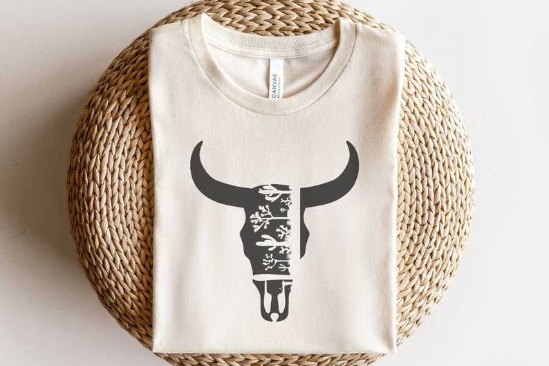 Cow Skull Desert SVG,Country SVG,Cow Skull SVG Digital Download#1