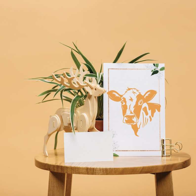 Cow Skull Svg Cows Cricut File Cow Face SVG Cow SVG#6