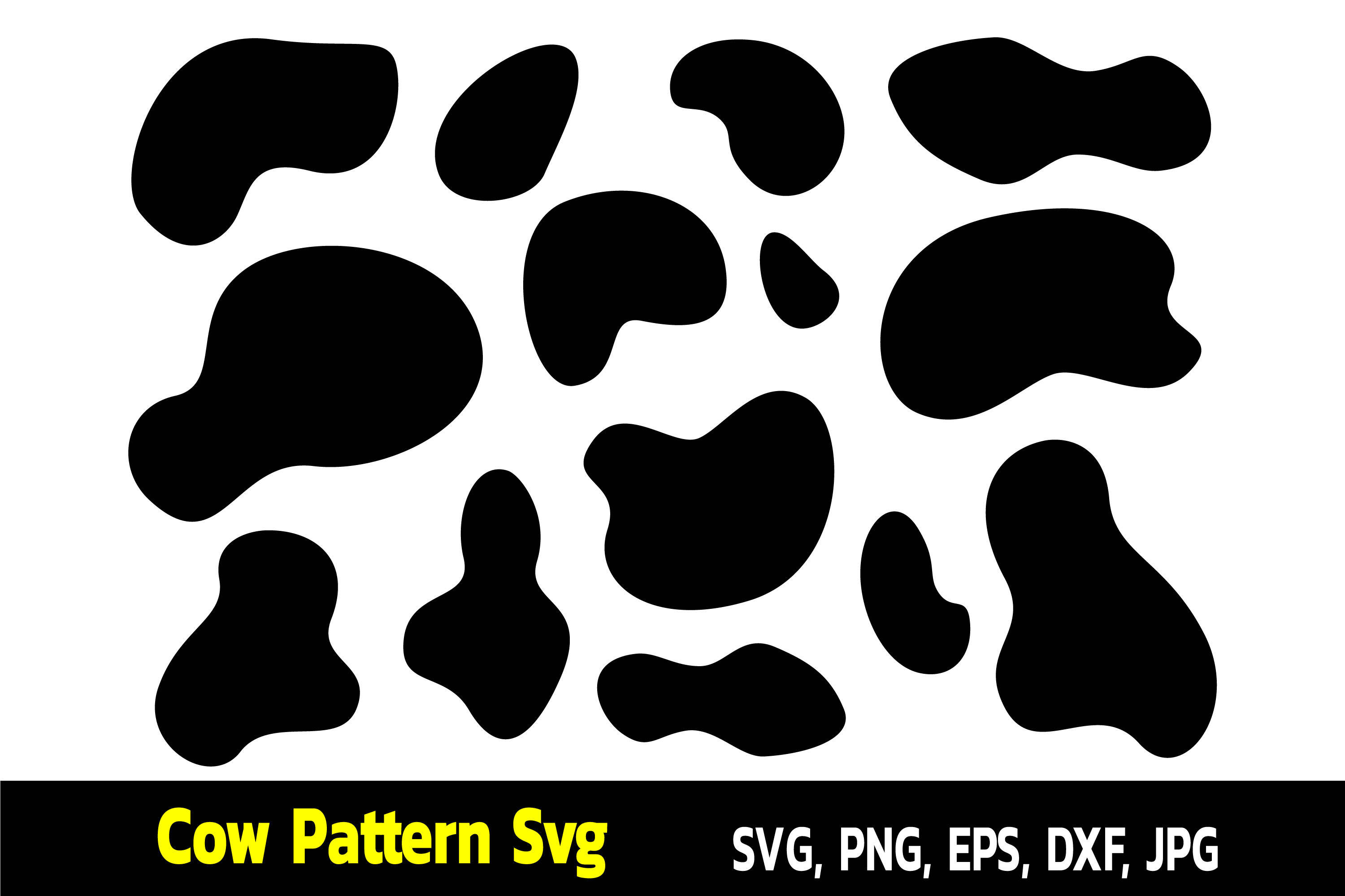 Free Cow Print Svg | cowsvg.com