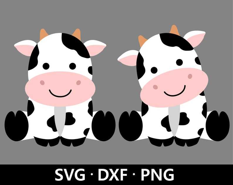 Baby Cow SVG Cute Cow SVG 