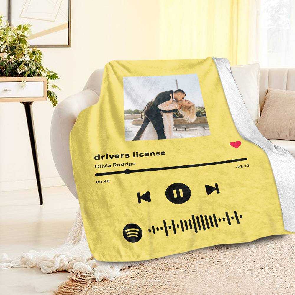 Olivia Rodrigo Spotify Blanket