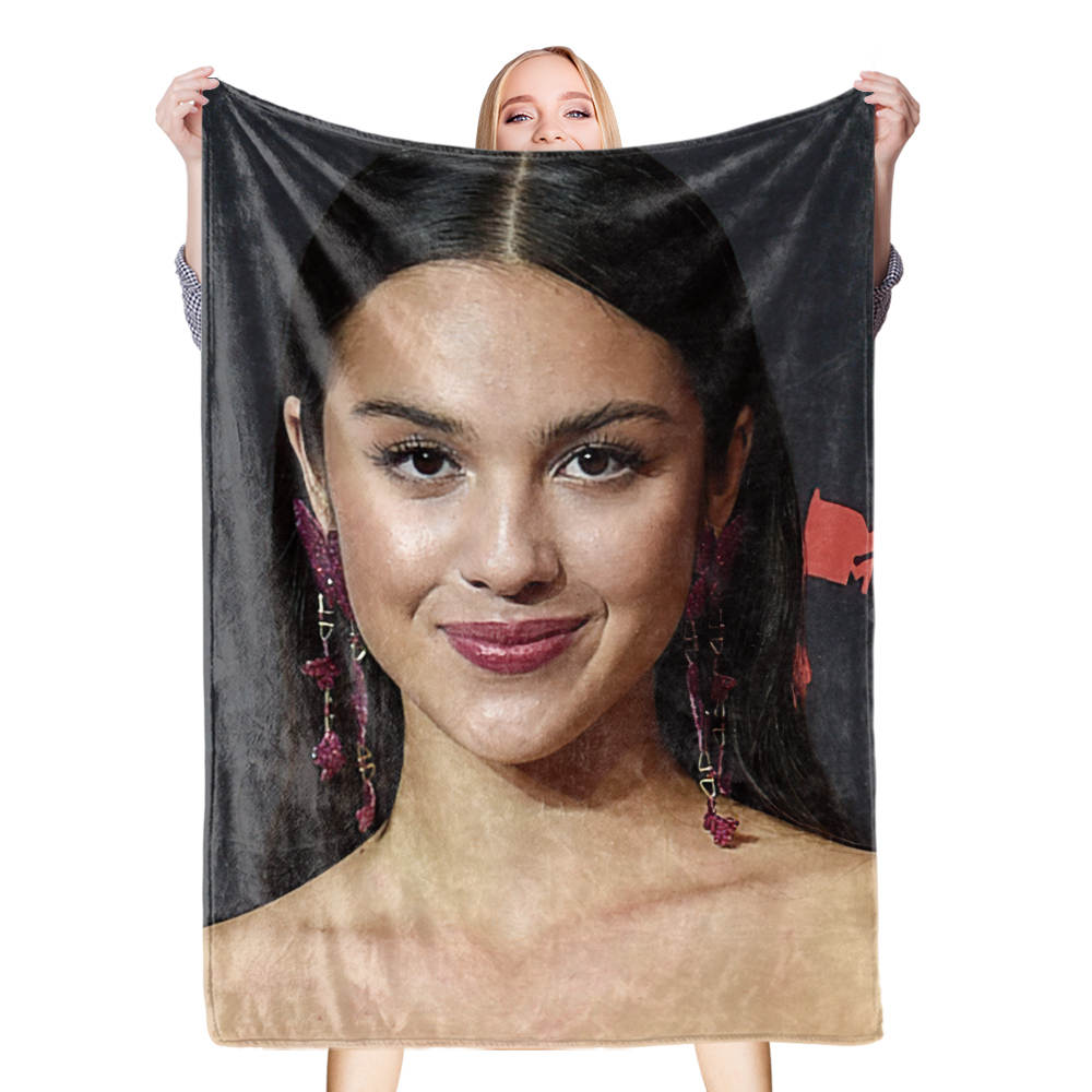 Olivia Rodrigo Blanket Woman of The Year Blanket