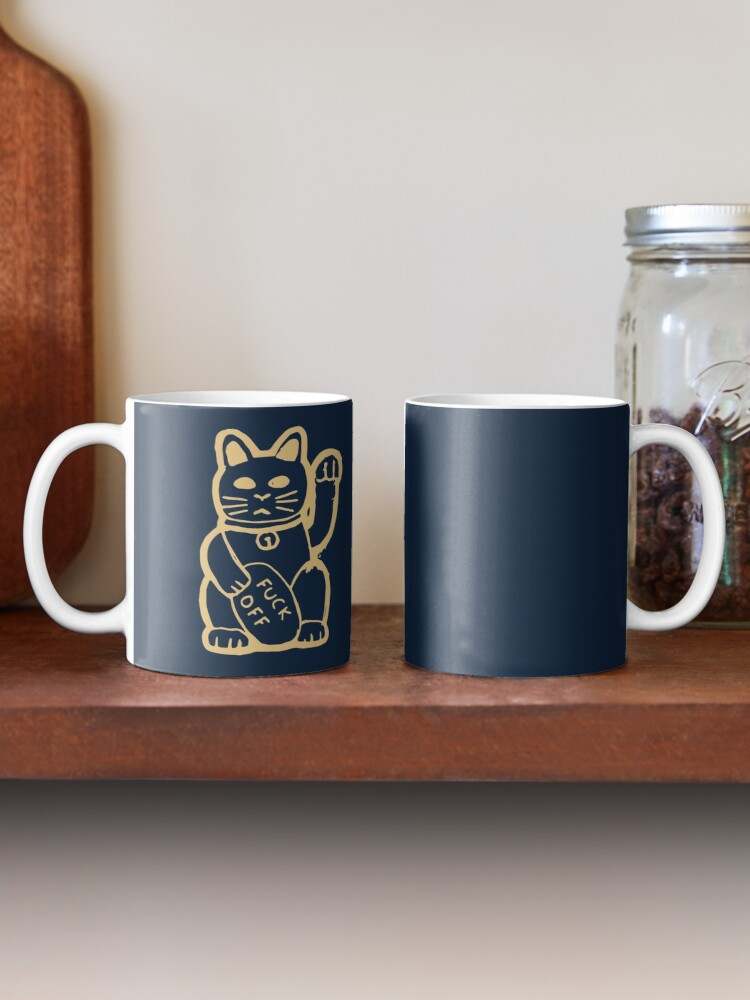 Fuck off Cat Coffee Mug