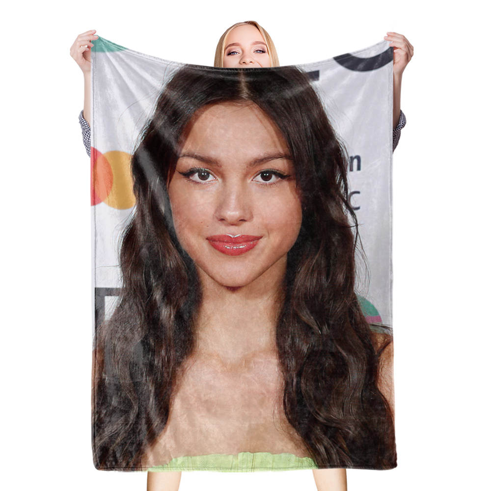 Olivia Rodrigo Blanket Promote Vaccines Blanket