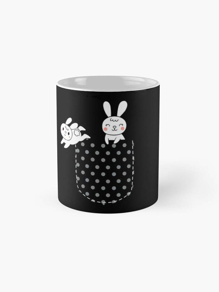 Pocket Bunny Rabbit Coffee Mug