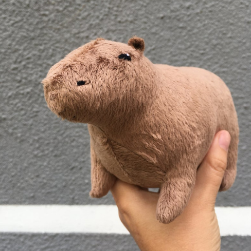 Cute Funny Capybara Arylic Alloy Printing Unisex Keychain