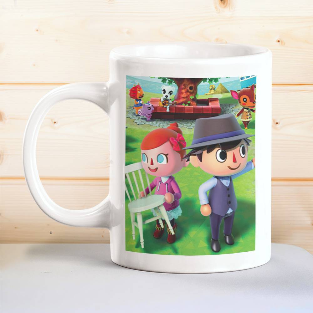 Customized Animal Crossing New Horizons Reusable Starbucks 24oz Cold Cup  With Straw and Lid, ACNH Tumbler, Personalized Cup Gift for Gamers 