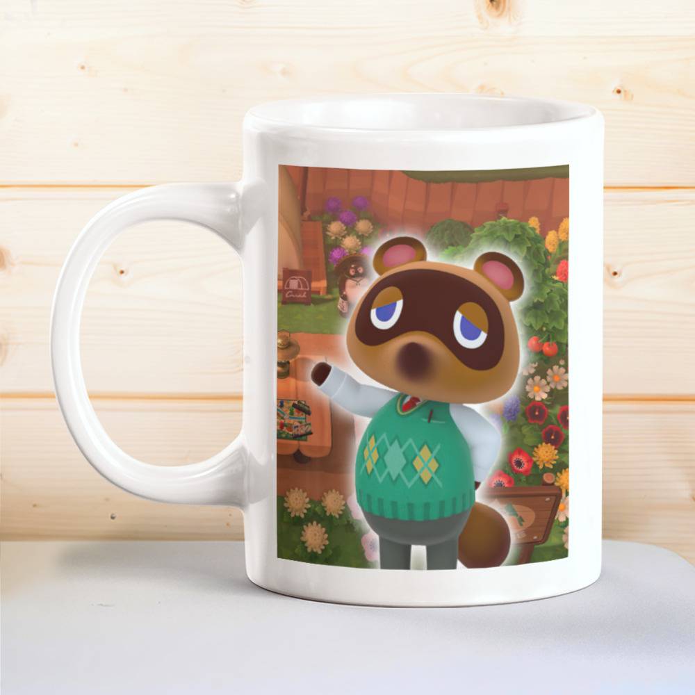  Animal Crossing Mug, Figures, Melinda, Tom Nook, 315 ml,  Nintendo Ceramic, White 259736 Colourful Standard : Home & Kitchen