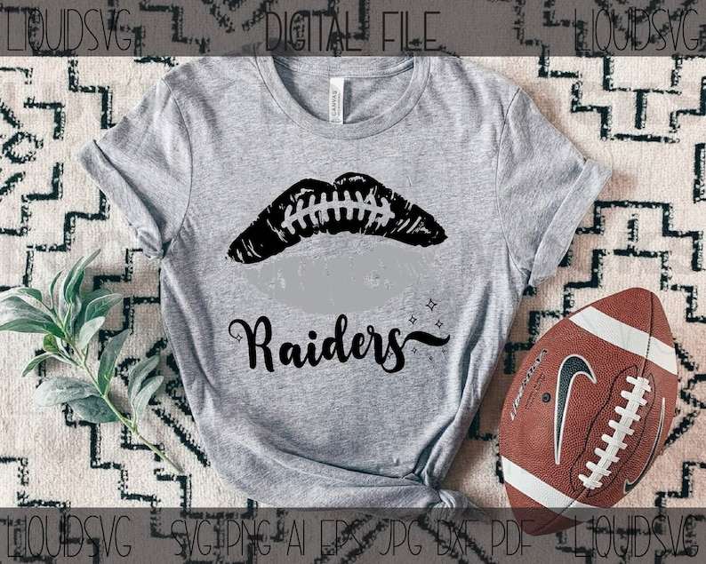 Raiders svg, Raiders Football Lips SVG, Cricut,Silhouette#5