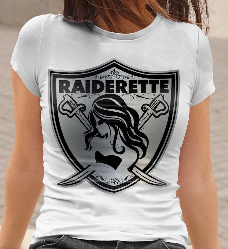 Raiderette T-Shirt PNG File, Cricut, Silhouette#4