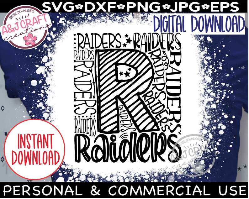 Raiders SVG, Raiders Football svg, Raiders Typography, Digital Download#4