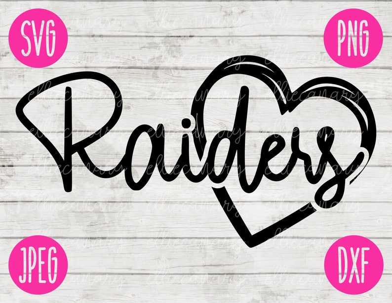 Cricut Raiders Logo SVG High Quality Perfect for your Design 
