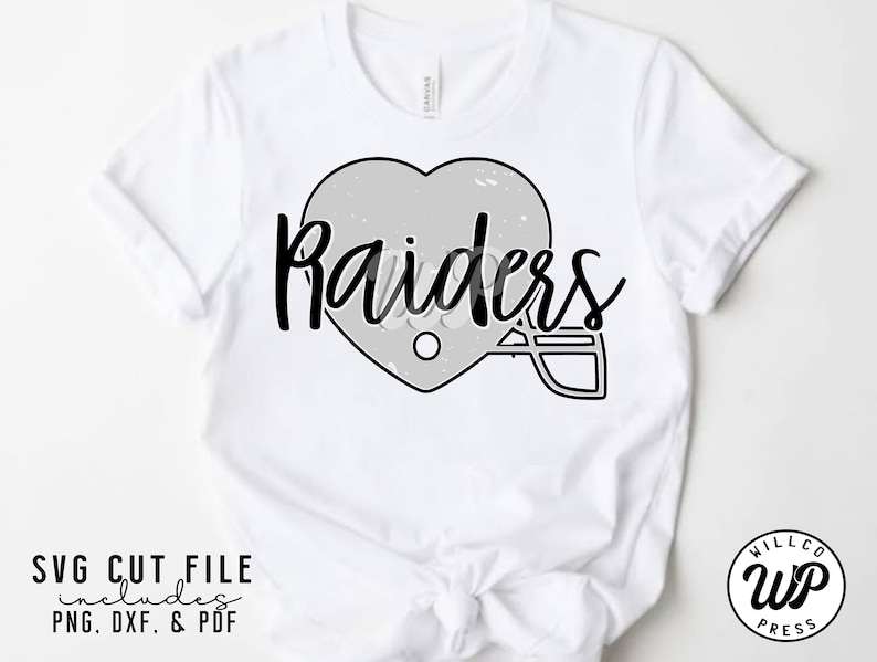 Raiders Football Svg, Svg Files for Cricut, Digital Download#3