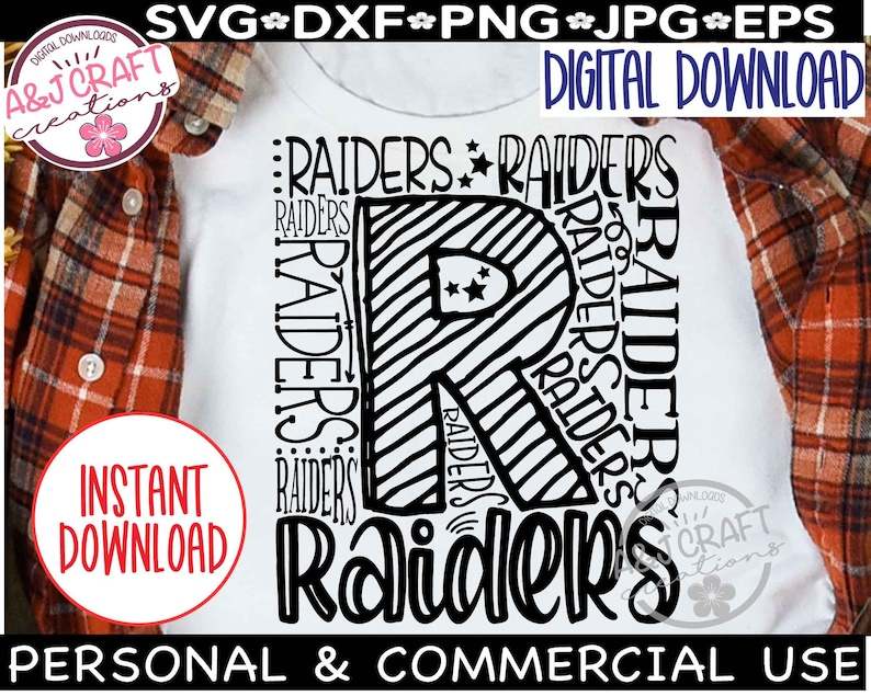Raiders SVG, Raiders Football svg, Raiders Typography, Digital Download#1