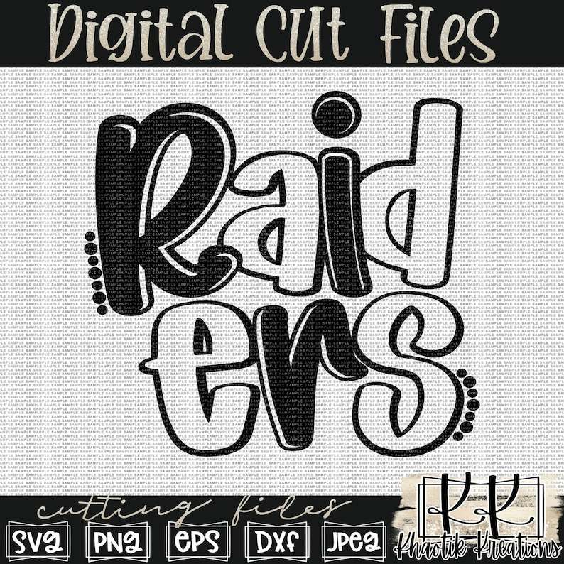Cricut Raiders Logo SVG High Quality Perfect for your Design