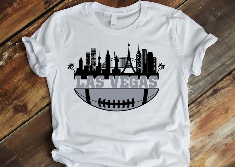 Las Vegas Frame Svg, Skyline Cityscape Graphic by RedCreations