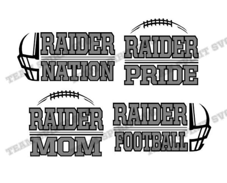 Raider Football SVG, Raider Studio Football Digital Cut File for Cricut Silhouette#1