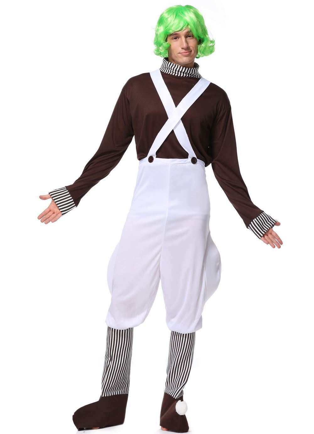  Fun Costumes Willy Wonka Plus Size Adult Oompa Loompa