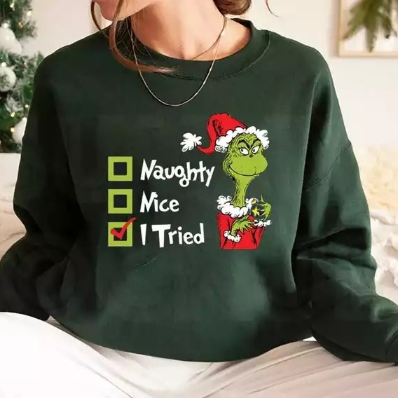 Christmas sweater the grinch on sale wears